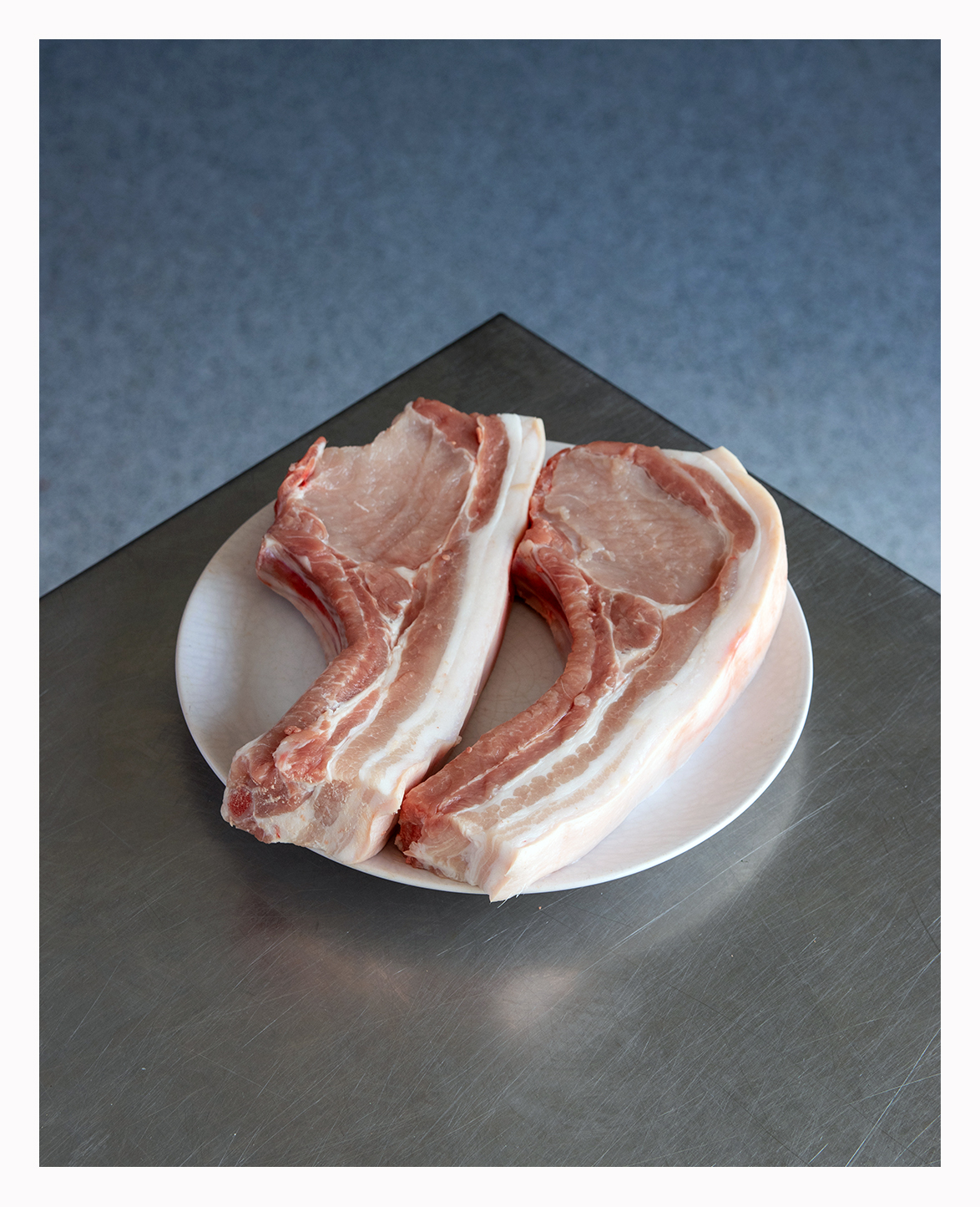 Pork Tomahawk Steaks Online Butchers R&J Yorkshire's Finest