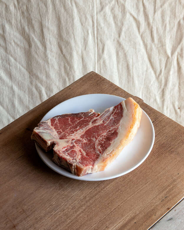 45 Day Aged Dairy Cow TBone Steak Online Butchers Meat Delivery R&J Yorkshire's Finest
